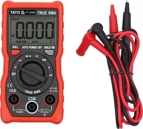 YATO MIERNIK CYFROWY TRUE RMS LCD 4000 AUTOMATYCZNY ZAKRES YT-730894 na Arena.pl