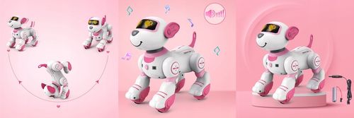 ROBOT INTERAKTYWNY PIES ZDALNIE STEROWANY PIESEK PROGRAMOWANY 17 FUNKCJE na Arena.pl