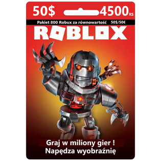 ROBLOX - Karta na 4500 Robux