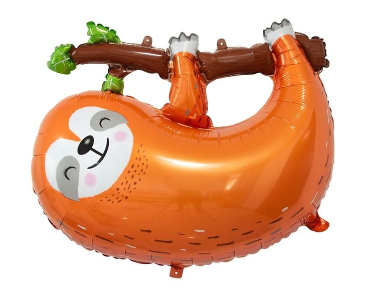 Balon foliowy Leniwiec 68x55cm zdjęcie 1