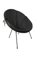 Poduszka Acapulco wodoodporna na fotel Oxford czarny