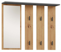 Nowoczesny Wieszak Do Przedpokoju 100 cm Antracyt PANAMA II TS - 4 Kolory