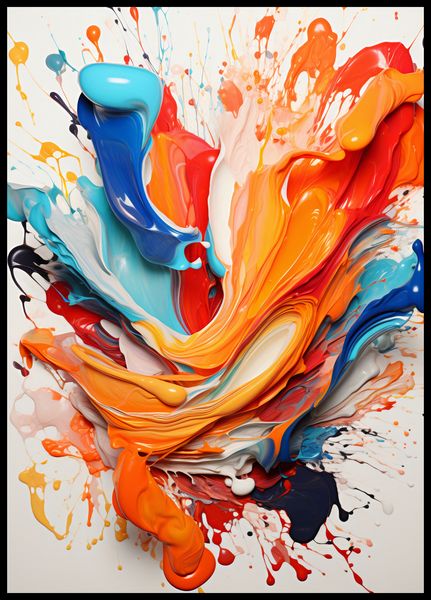 Plakat 64x90cm Taneczne Fale zdjęcie 2
