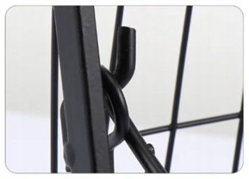 Koszyk Piętrowy Dwupoziomowy na Owoce Warzywa Czarny Organizer do na Arena.pl