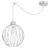 LAMPA wisząca sufitowa zwis Loft pająk drut 1x E27