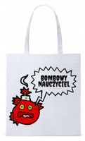Dzień Nauczyciela Prezent Torba Eco Biała Shopper Z Nadrukiem Ze Zdjęciem