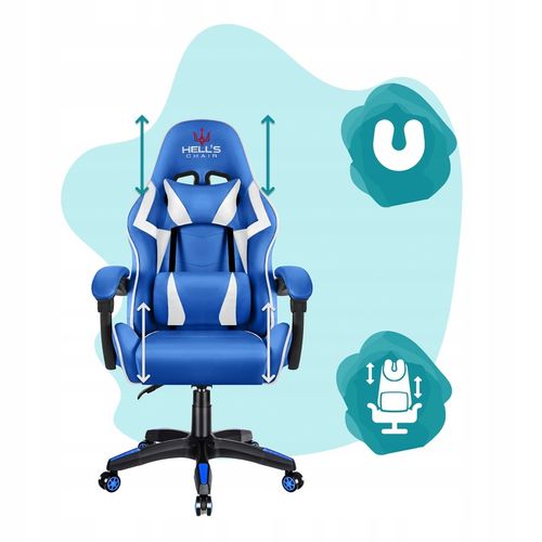 FOTEL GAMINGOWY DLA GRACZA BIUROWY HELL'S na Arena.pl