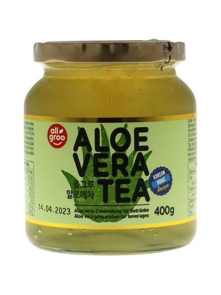 Herbata koreańska z aloesem konfitura aloe vera tea instant do ciast marynat na gorąco na zimno 400g zdjęcie 1