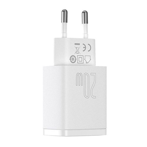 ładowarka sieciowa baseus compact quick charger, usb, usb-c, 20w na Arena.pl