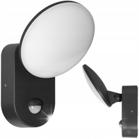 LAMPA KINKIET ZEWNĘTRZNY LED Z CZUJNIK RUCHU ZMIERZCHU 15W REGULACJA IP65