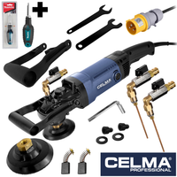 Polerka do kamienia na mokro CELMA Pro PRAw 130D 1600W + wkrętak MAKITA