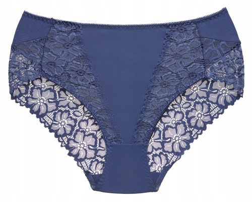 Wygodne majtki figi damskie bawełniane koronkowe z wysokim stanem pełne na Arena.pl