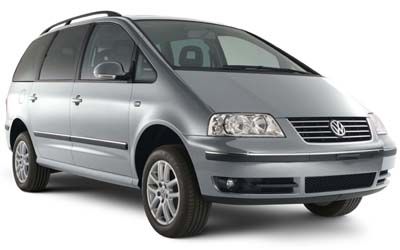 Pokrowce MIAROWE do Ford GALAXY Seat Alhambra VW SHARAN 5osób 1995-2006r P3 zdjęcie 2