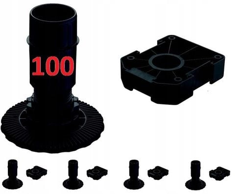 100 x Nóżka stopka Axilo od Hafele + główka H 100 na Arena.pl