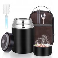 2X TERMOS NA ŻYWNOŚĆ 800 ML STAL NIERDZEWNA TECHNOLOGIA IZOLACJI SZCZELNY