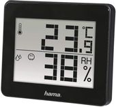 Hama TERMOMETR/HIGROMETR TH-130, CZARNY