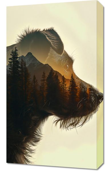 Obraz 40x70cm Psi Duch Lasu zdjęcie 1