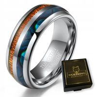 PIERŚCIEŃ OBRĄCZKA z Wolframu WOLFRING EU22 US10
