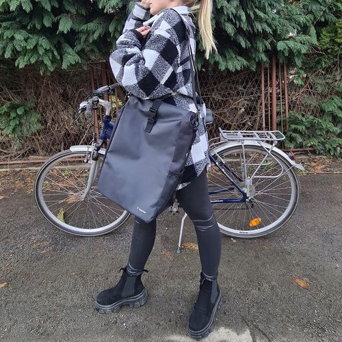 Torba na Rower Sakwa Rowerowa na Bagażnik Kufer Rowerowy Duża Boczna 15l na Arena.pl