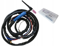 Uchwyt spawalniczy wodny TIG SR-18 giętki 8m wtyk 35/50 13mm
