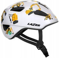 Kask rowerowy LAZER Pnut KinetiCore 2.0 Biało-żółty dla Dzieci (rozmiar XS)