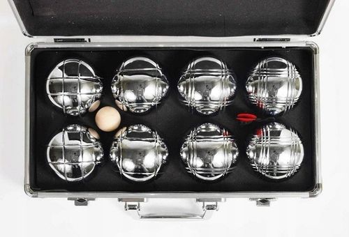 KULE DO GRY GRA BULE BOULE PETANQUE 8szt WALIZKA na Arena.pl
