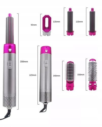 SUSZARKA DO WŁOSÓW JONIZACJA PRO MOCNA ZESTAW SZCZOTKA 5w1 na Arena.pl