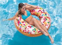 dmuchane koło do pływania donut 99 cm intex 56263 pączek