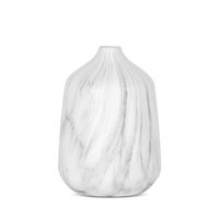 Wazon z dolomitu MIJA 15X15X33 kremowy + popielaty