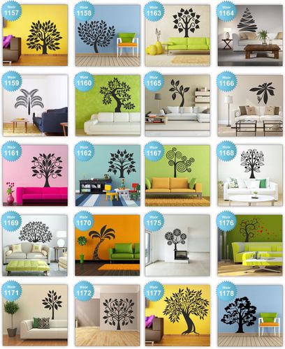 NAKLEJKI na ścianę ścienne DRZEWO drzewa 160cm na Arena.pl