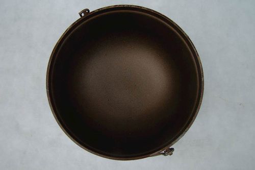 Kociołek żeliwny garnek cygański 6L wypalony na Arena.pl