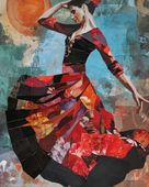 Plakat 40x50cm Taniec Flamenco