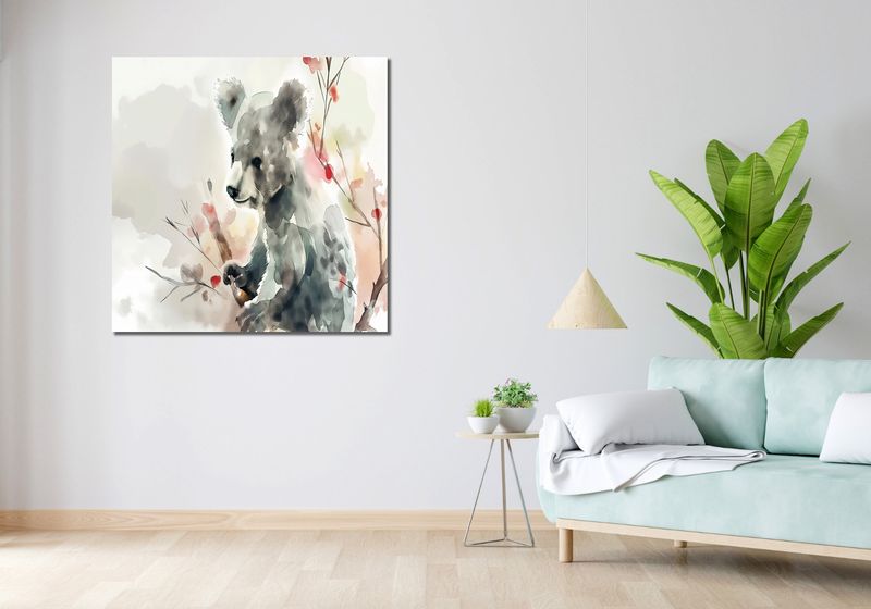 Obraz 100x100cm Mała Owieczka zdjęcie 2