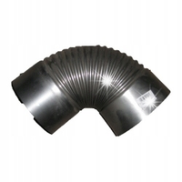 KOLANO WENTYLACYJNE NIEOCYNKOWANE 130MM PARNIKOWE - RKC 130