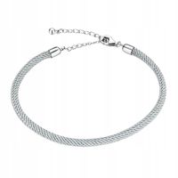 Bransoletka modułowa srebro 925 do CHARMS koralików zawieszek szara srebrna