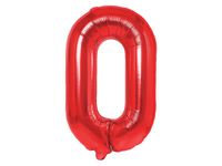 Balon foliowy „litera O”, czerwona, 40 cm [balon na powietrze]
