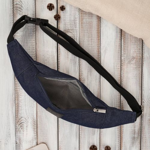 nerka męska saszetka na pas jeansowa granatowa paolo peruzzi t-117-db na Arena.pl