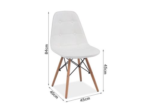 Krzesło Axel białe na Arena.pl