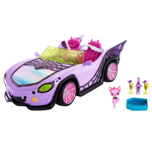 MONSTER HIGH POJAZD GHOUL MOBILE + AKCESORIA HHK63 na Arena.pl