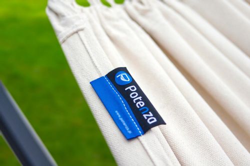 POTENZA Stelaż GRANDE PREMIUM + Hamak ROMA XL Ecru Kokon na Arena.pl