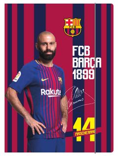 Teczka z gumką A4 FC Barcelona Mascherano 14