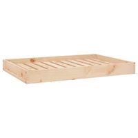 Legowisko dla psa, 91,5x64x9 cm, lite drewno sosnowe