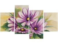 140CM 70 OBRAZ KWIATY ZIELENI ŚCIENNY