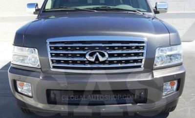 Infiniti QX56 - Chromowane Listwy Grill Chrom Atrapy Zderzaka Tuning zdjęcie 4