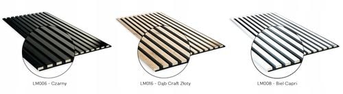 LAMELE NA FILCU 46x275 ŚCIENNE PANELE AKUSTYCZNE DĄB NATURALNY WOTAN INNE na Arena.pl