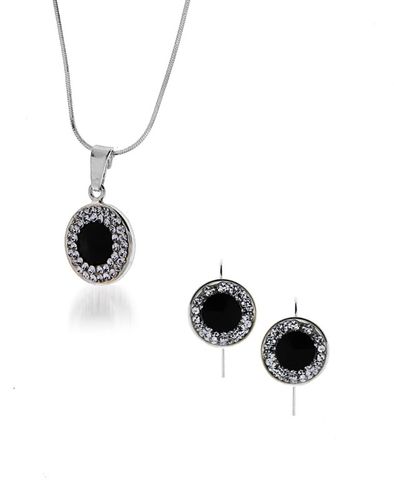komplet srebro elementy Swarovski® na Arena.pl