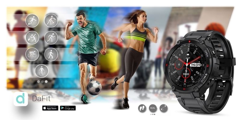 smartwatch giewont czarny gw430-1 zdjęcie 9