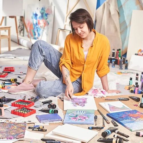 PŁÓTNO MALARSKIE 55x75cm PODOBRAZIE DO MALOWANIA NA DREWNIANYM BLEJTRAMIE na Arena.pl