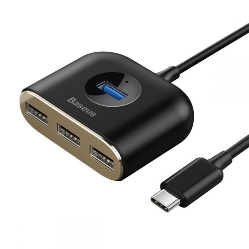 BASEUS SQUARE ADAPTER TYPE-C TO USB 4IN1 17CM BLACK na Arena.pl