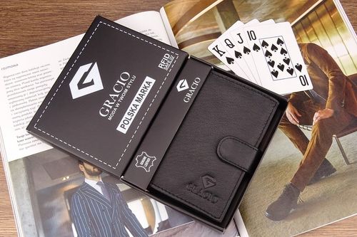 SKÓRZANY Męski Portfel ROZBUDOWANY Miękka Skóra na Arena.pl